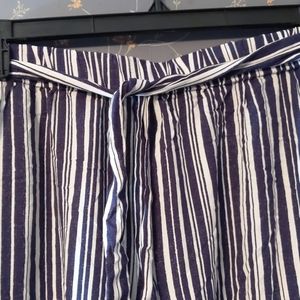 Terra and Sky 3x 24 / 26 wide leg striped pants